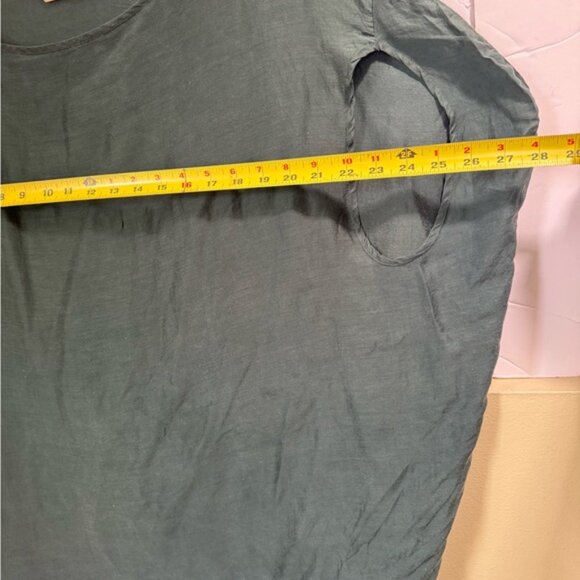 AGUA DE COCO Silk Cacoon Tunic Beach Cover Up Lyocell Flowey Top Dress Swimsuit - Picture 13 of 16